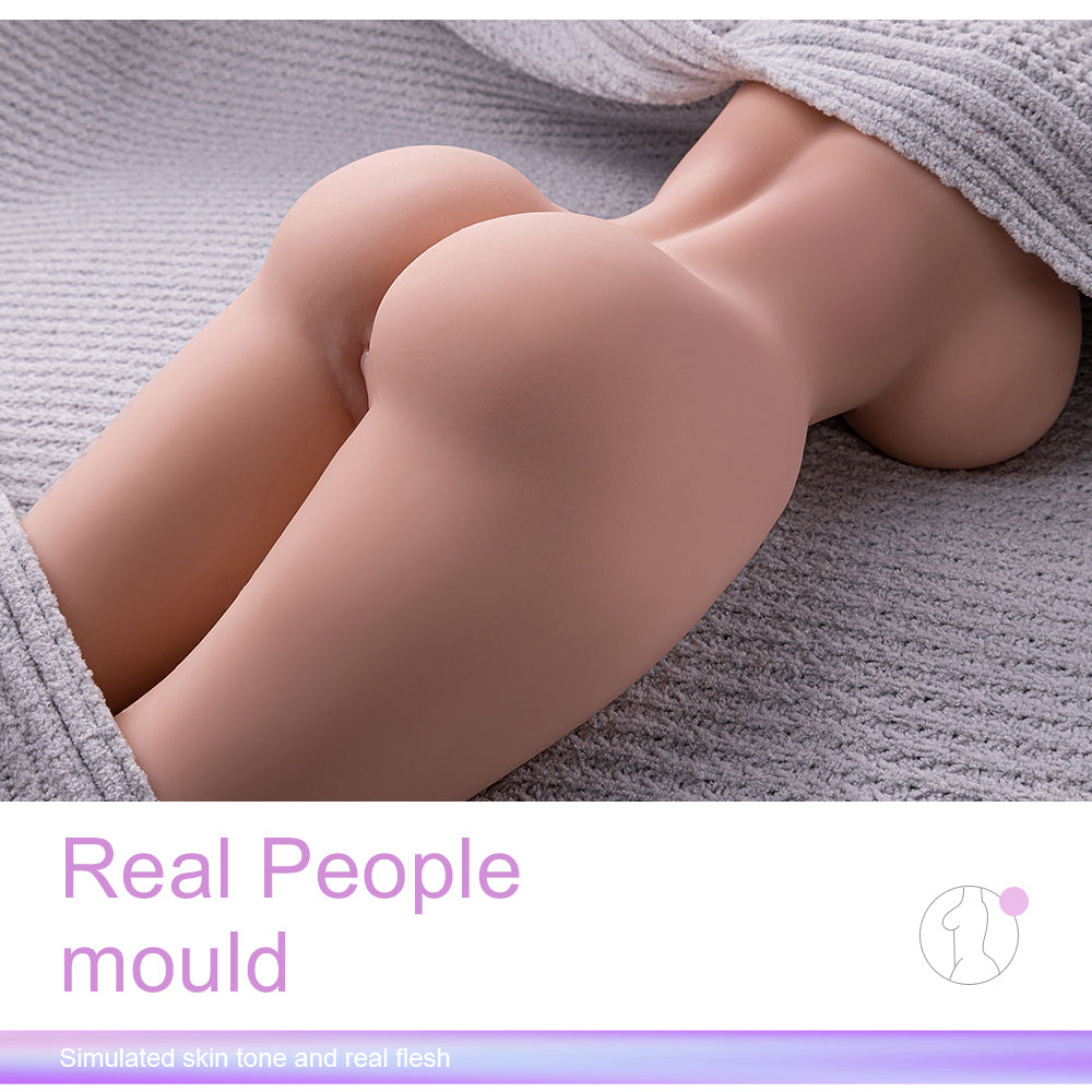 Airplane Cup Inverted Hip Mask True Yin Channel Famous Artifact Half body Solid Insertable Doll Adult Sex Toy