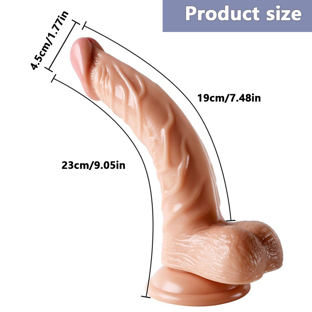 Imitation of real and fake penis silicone plug-in sex toys, high fidelity adult products for women