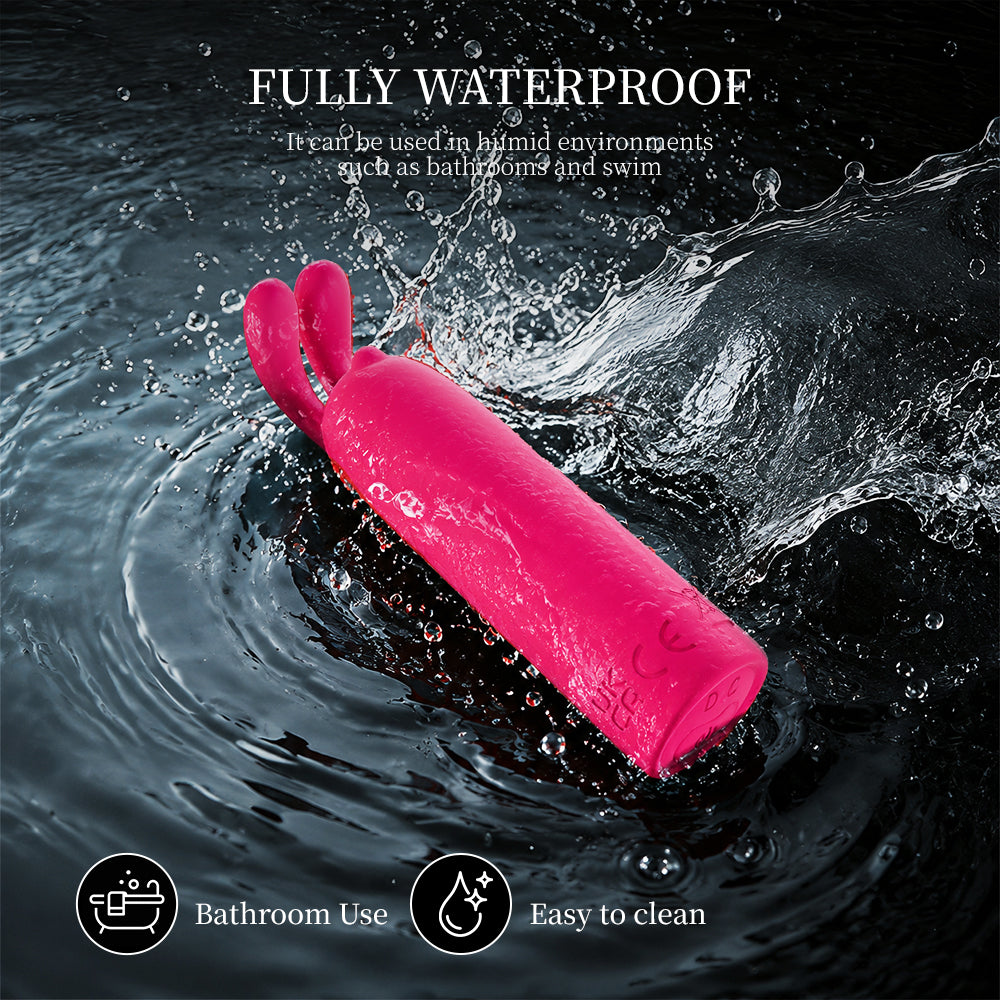 Rabbit vibrator, damp pen, strong earthquake masturbator, sex toy, devil's egg vibrator