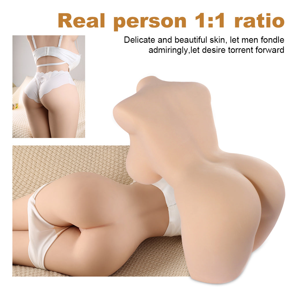 Male Masturbator Half body Solid Doll Manual Airplane Cup Name Device Yin Hip Inverted Adult Sex Toy