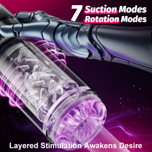 Vortex - 7-Mode Rotating & Suction Vacuum Masturbator Cup