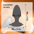 Barnes Wears Anal Plug APP Vibrating Remote-Controlled G-Spot Self-Stimulation Toy for Outdoor Use