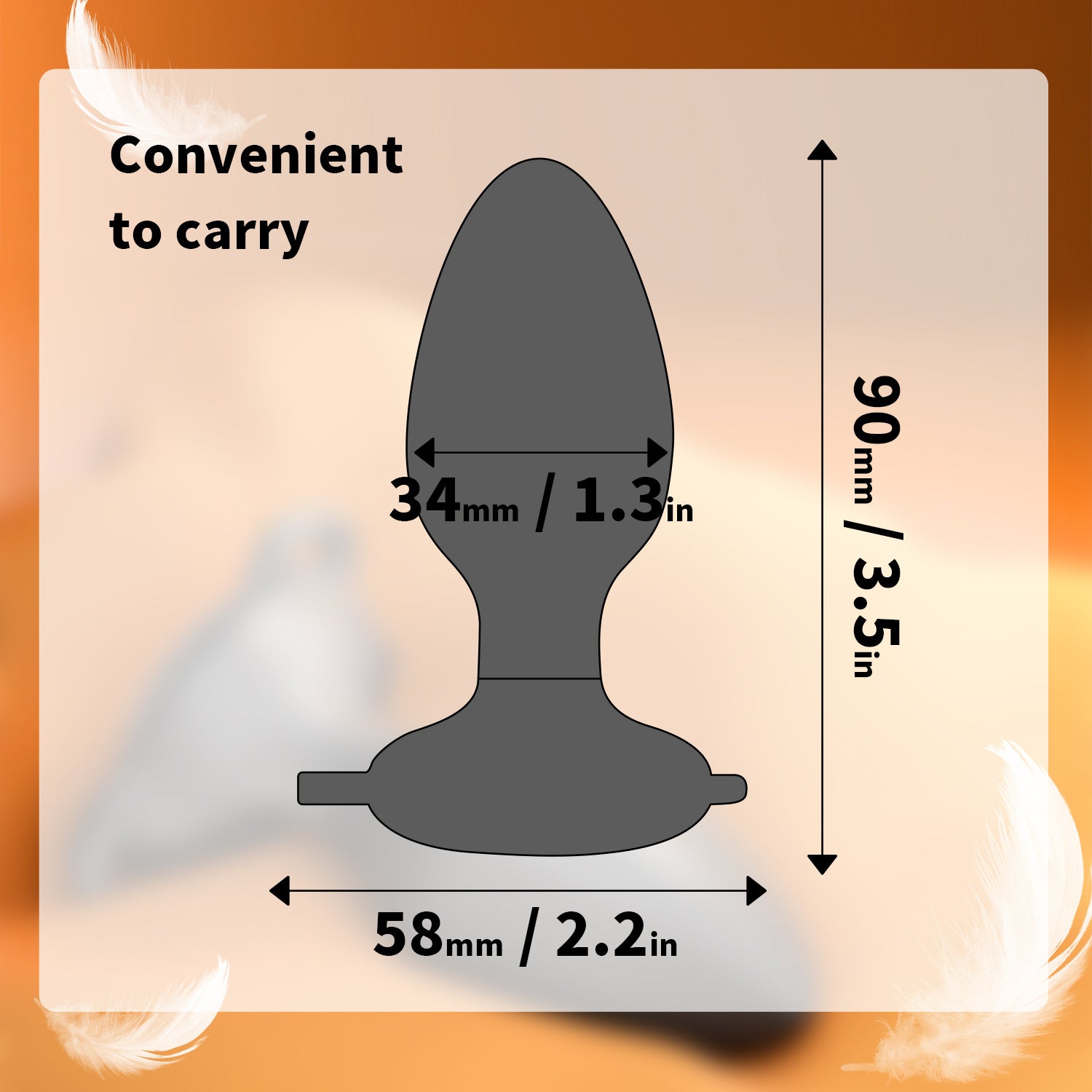 Barnes Wears Anal Plug APP Vibrating Remote-Controlled G-Spot Self-Stimulation Toy for Outdoor Use