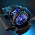 Toyshcool Extendable Rotating Rotor Male Automatic Rechargeable Vibrator