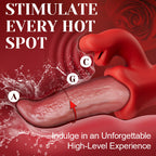 【Ultra Realistic】Vesper - Deep Wriggle Prolonged Pleasure Licking Swing Tongue Vibrators for Female Couples Games