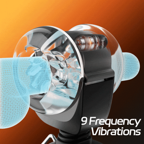 Hazel - 9 Vibration & Swing & Thrust Hands-Free Waist Strap-On Male Masturbator