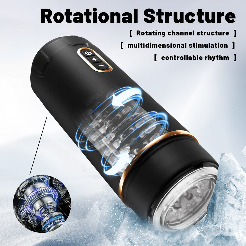 Freedom Automatic Male Masturbator – Rechargeable Vibrating Suction Cup Stroker