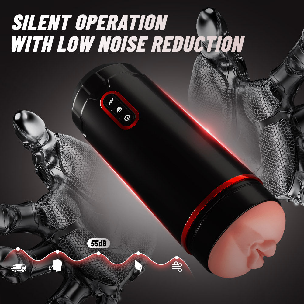 Automatic Electric Male Masturbator – Airbag Piston Suction Stroker Cup with Travel Lock