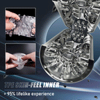 【Free Lube！】Bluesea 6 Bi-Directional Thrusting Rotation Masturbator With Suction Base