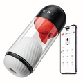 【Free Lube！】App Controlled Male Masturbator with 9 Tongue Licking & Vibration Modes