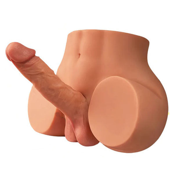 Austin 9.7 LBS Torso Male Sex Doll with Realistic Dildo and Testis Tight Hole Unisex Sex Toy