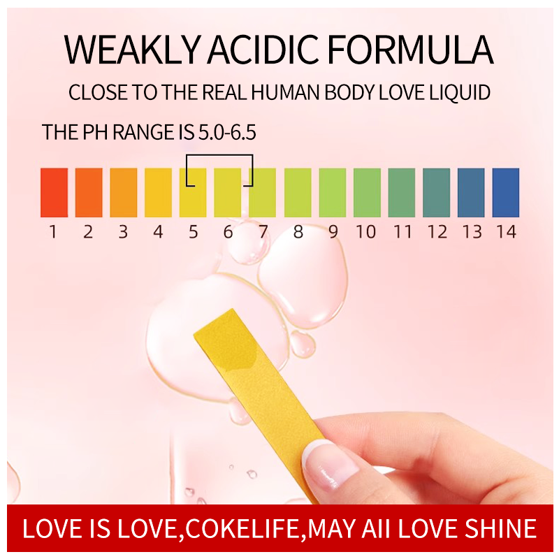 COKELIFE fruit flavored lubricant for couples' private parts, relieves dryness, is water-soluble, no wash, and can be licked