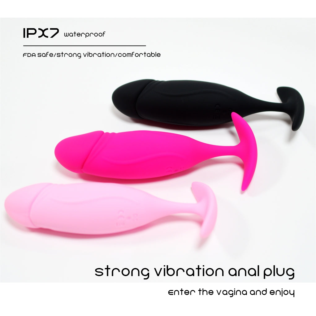 APP Remote Control Vibrating Vibrator Adult Sex Toy for Men and Women, Self-pleasure Device, Wearable Anal Plug