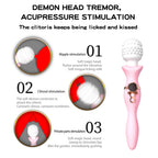 Night Sakura Double-Head Vibrating AV Stick – Multi-Frequency Soft & Silent Female Massager