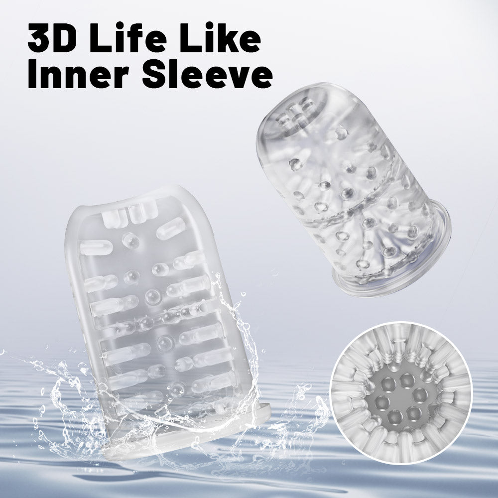 Freedom Automatic Male Masturbator – Rechargeable Vibrating Suction Cup Stroker