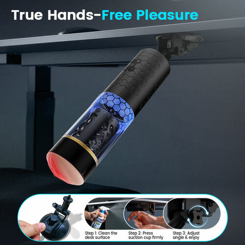 STORM - Intense Thrusting & Spinning Hands-Free 6.10 Inches Depth Masturbator