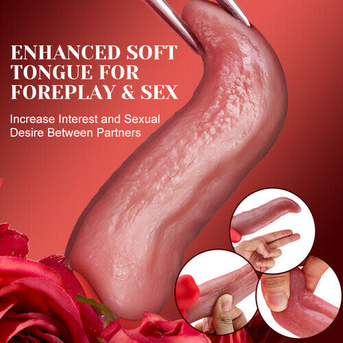 【Ultra Realistic】Vesper - Deep Wriggle Prolonged Pleasure Licking Swing Tongue Vibrators for Female Couples Games