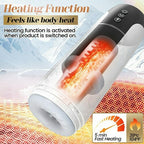 Saith Wearable 7 Thrusting & Vibrating Heating Vocable Masturbator Male Sex Toys