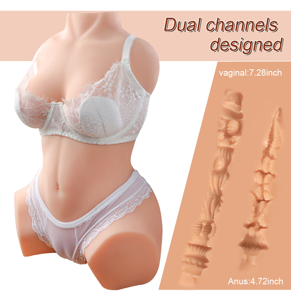 Diliya doll half body simulation airplane cup male masturbator portable adult sex toy