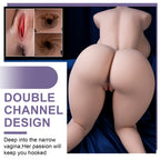 Male masturbation inverted airplane cup, half body solid doll, beautiful legs, big chest, gun holder, famous item, insertable sex toy
