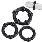Men's lock ring, tricolor crystal fixing ring, sun ring, delay ring, sex toy, penis ring, adult product