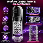 Vortex - 7-Mode Rotating & Suction Vacuum Masturbator Cup