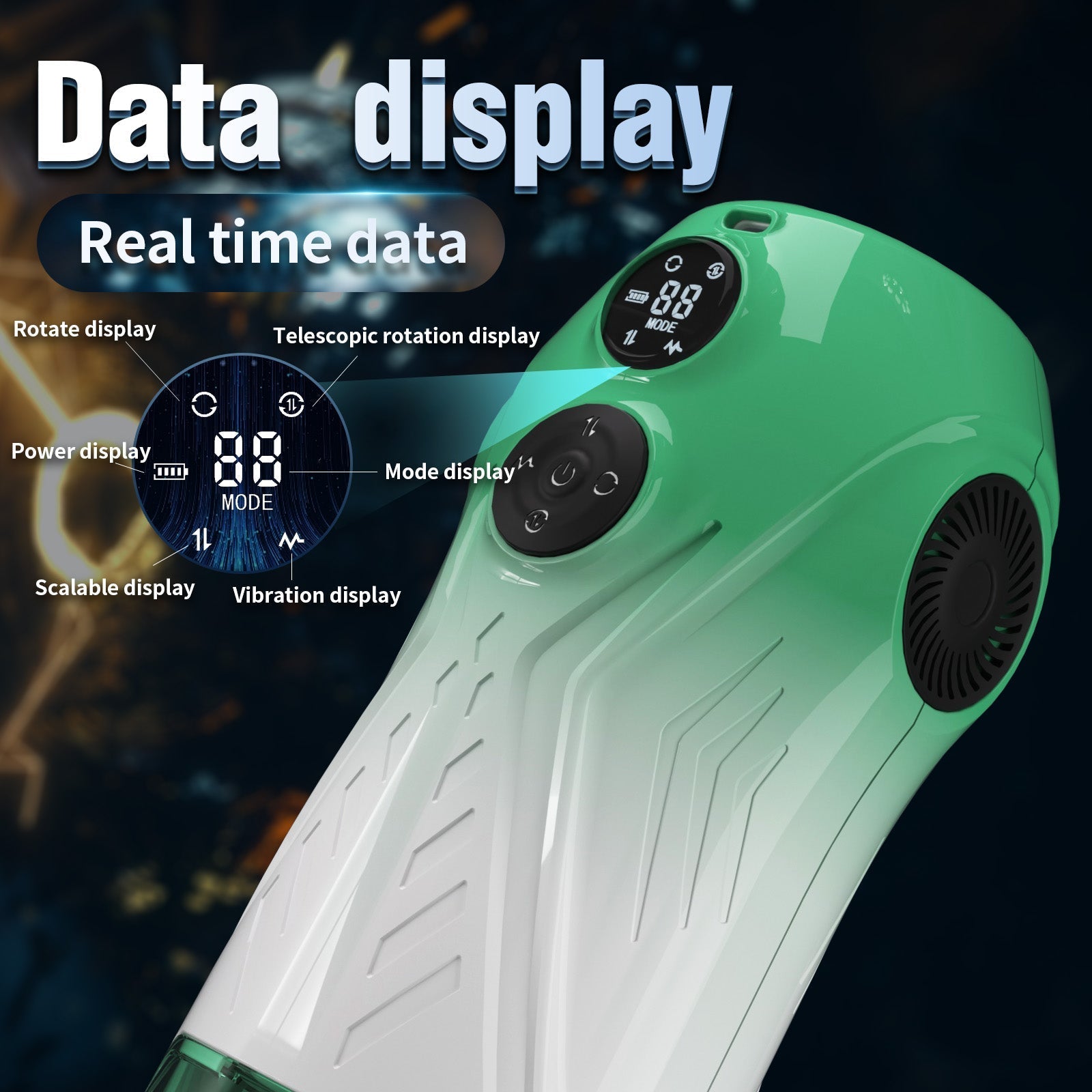 【Free Lube】Toyshcool Starlight Extendable Rotating Vibrating Airplane Cup – Men’s Self-pleasure Device
