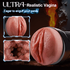 Challenger - 10 Vibrations 5 Suctions Ultra-Realistic Vagina Simulated Masturbator