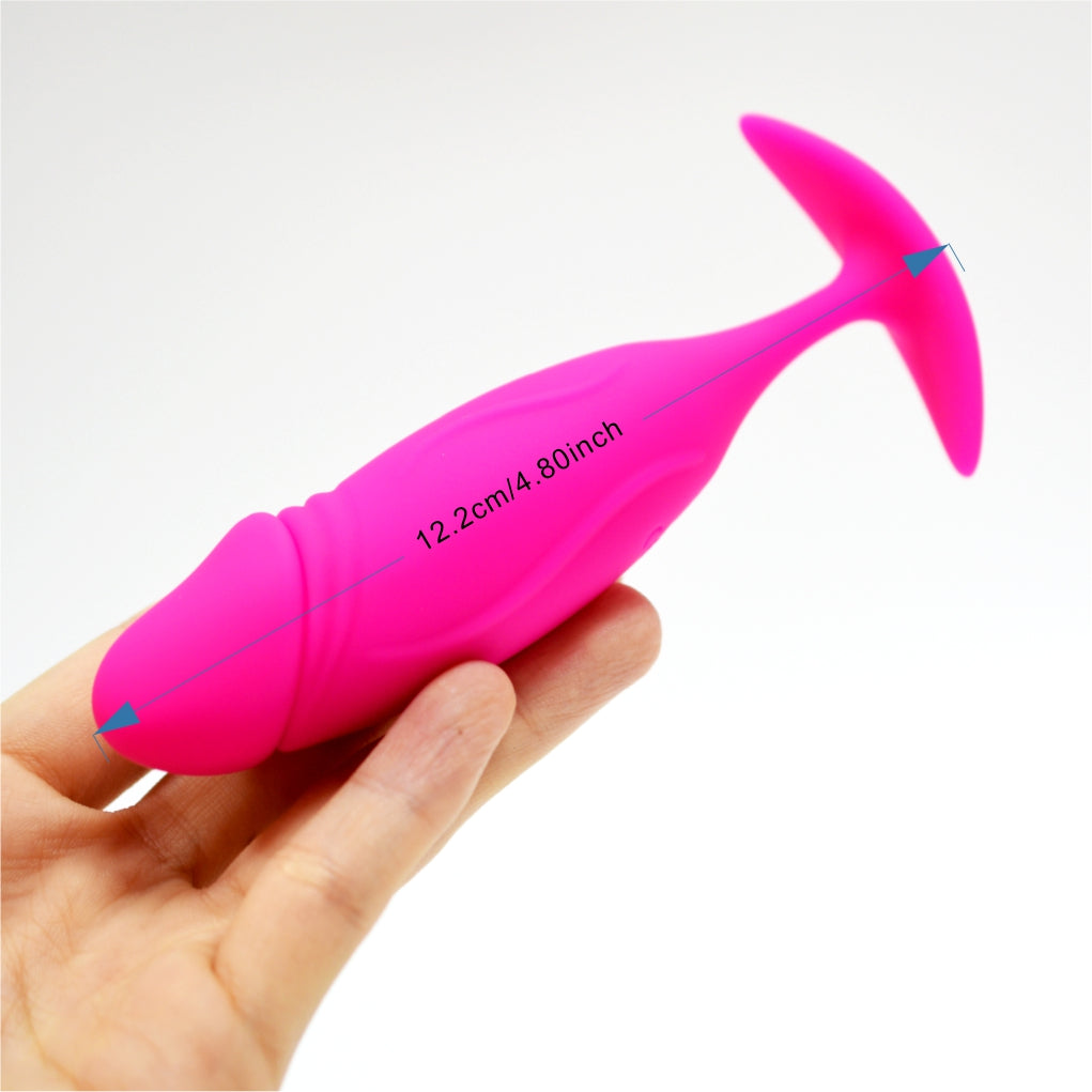 APP Remote Control Vibrating Vibrator Adult Sex Toy for Men and Women, Self-pleasure Device, Wearable Anal Plug