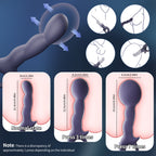 Electric Vibrator Anal Plug – Chrysanthemum Silicone Strong Vibration, Intense Pleasure for Gay Couples & Solo Play