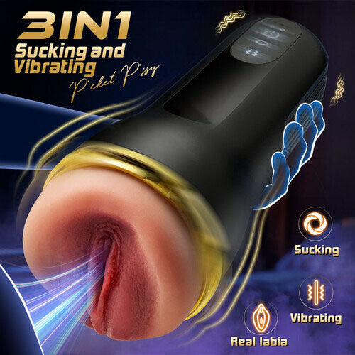 Romanlust The Captain 10 Vibrating Sucking Deep Throat Male Stroker