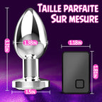 Soren - Unisex Metal Casing Anal Vibrator, 10 Vibration Modes