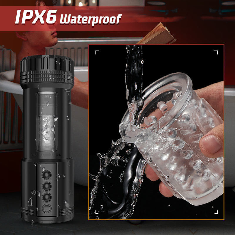 Queen's oral sex 3 In 1 Vagina 10 Vibrating 5 Thrusting 5 Suction Male Masturbator