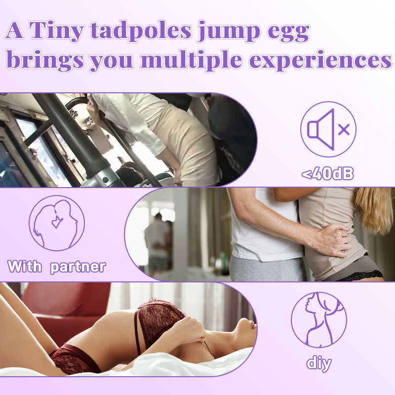 APP tadpole jumping egg vibrating female G-spot orgasm adult sex toy