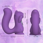 Squirrel Sucker 10 Frequency Sucking Vibration Dual Use Vibration Rod Female Flirting Masturbator Adult Sexual Products