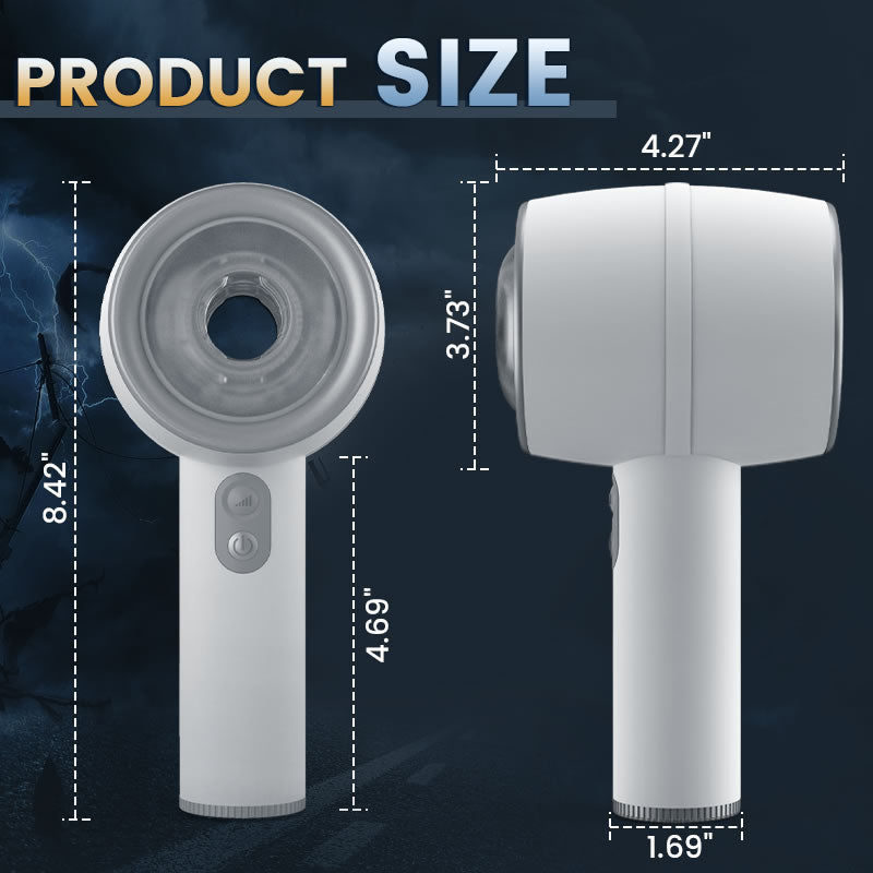 【Free Lube！】Hardy Automatic 3 Telescopic Handheld Male Masturbator