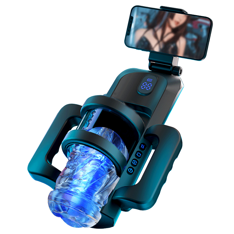 Toyshcool Extendable Rotating Rotor Male Automatic Rechargeable Vibrator