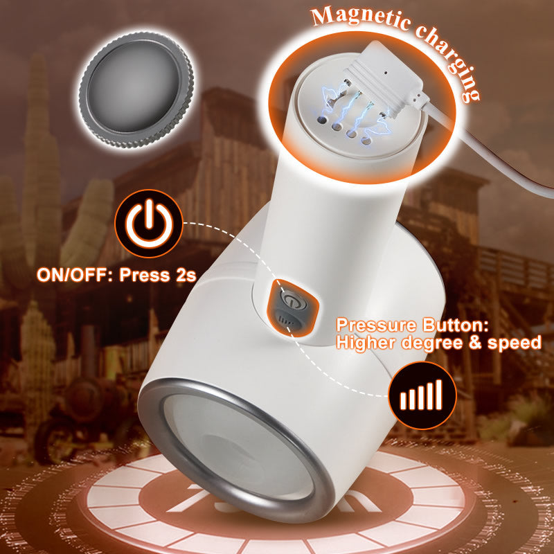 【Free Lube！】Hardy Automatic 3 Telescopic Handheld Male Masturbator