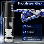 Newvibe 5 Rotating 5 Sucking 7 Vibrating Masturbator & Training 2 IN 1 Adult Toys