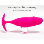 APP Remote Control Vibrating Vibrator Adult Sex Toy for Men and Women, Self-pleasure Device, Wearable Anal Plug