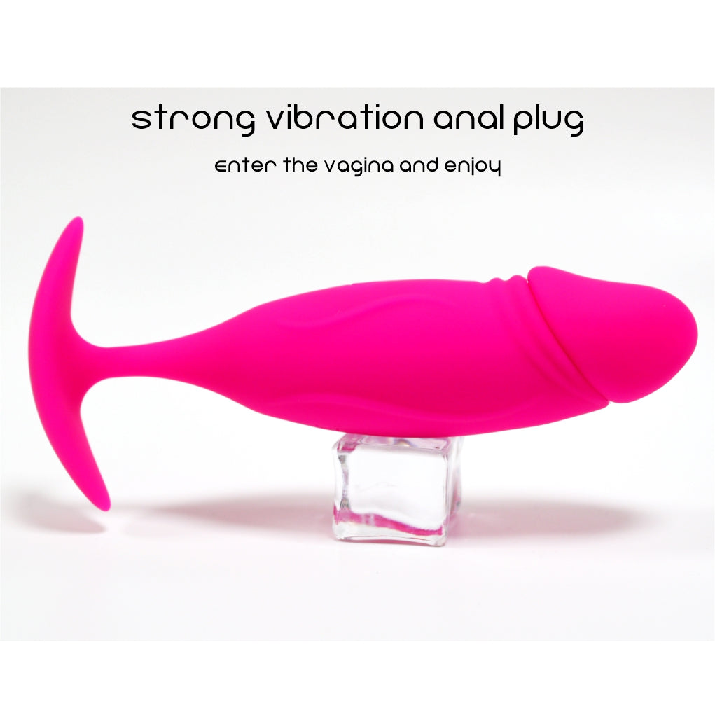 APP Remote Control Vibrating Vibrator Adult Sex Toy for Men and Women, Self-pleasure Device, Wearable Anal Plug