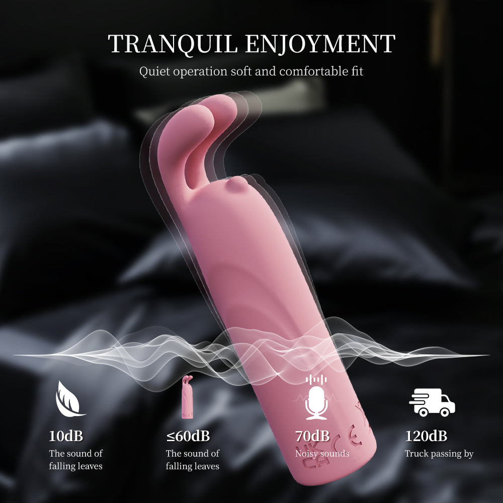 Rabbit vibrator, damp pen, strong earthquake masturbator, sex toy, devil's egg vibrator