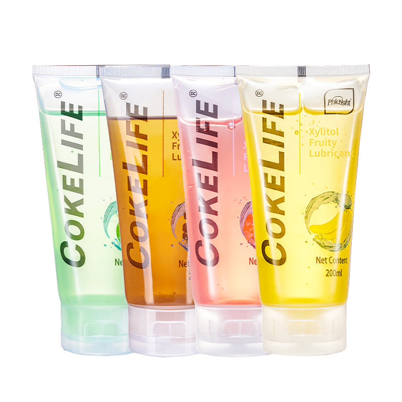Four Fruit Flavored Xylitol Lube Ultra Smooth Pleasure for Sensual Experience