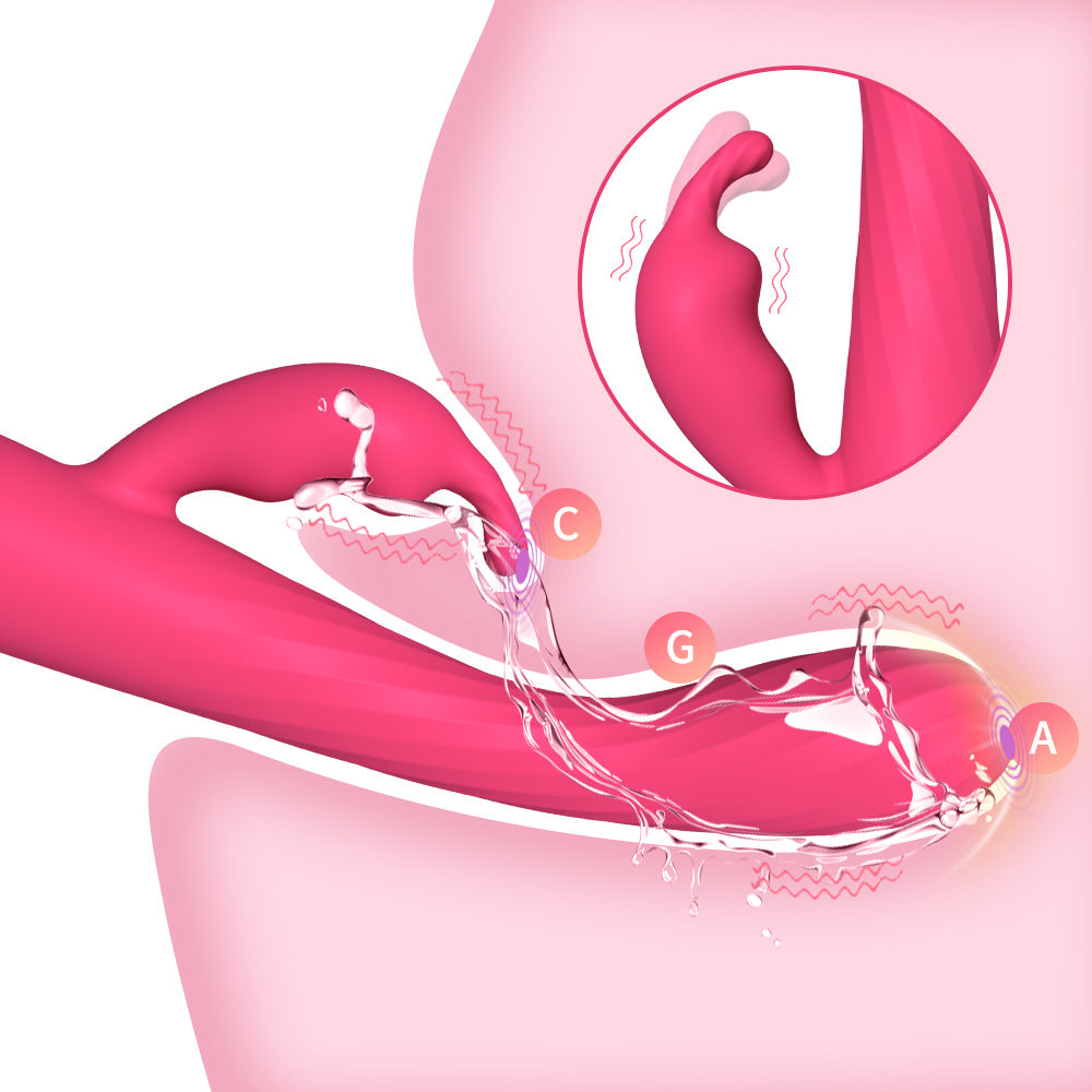 Roland Double G-Spot Orgasm Vibrating Massager Vibrating Rod Adult Toys Female Self-Pleasure Device