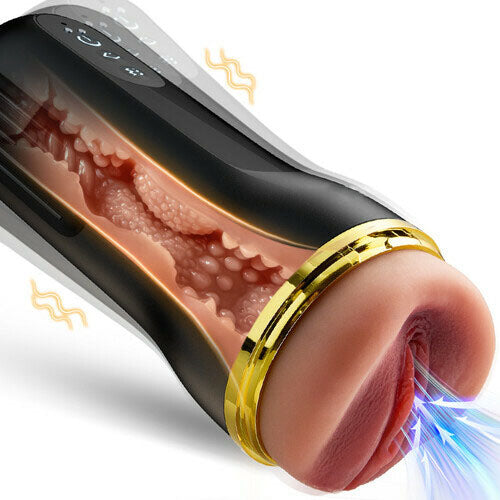 Romanlust The Captain 10 Vibrating Sucking Deep Throat Male Stroker