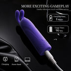 Rabbit vibrator, damp pen, strong earthquake masturbator, sex toy, devil's egg vibrator