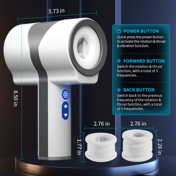【Savage Spin-Thrust】Raiden - Telescopic Rotation Male Stroker