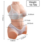 Diliya doll half body simulation airplane cup male masturbator portable adult sex toy