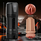 Challenger - 10 Vibrations 5 Suctions Ultra-Realistic Vagina Simulated Masturbator