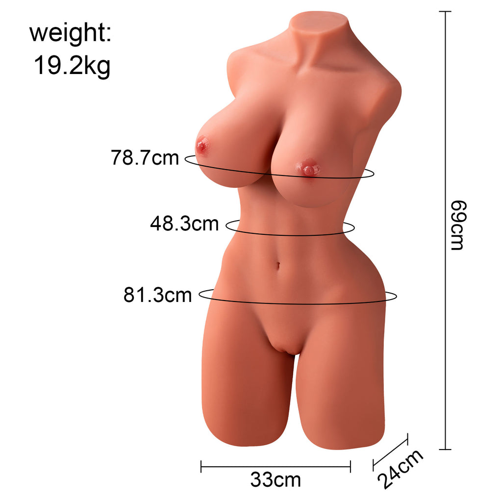 Adult Sex Inverted Airplane Cup Male Masturbation Simulation Texture Solid Half Body Doll Name Vessel Yin Hip Big Inverted Film